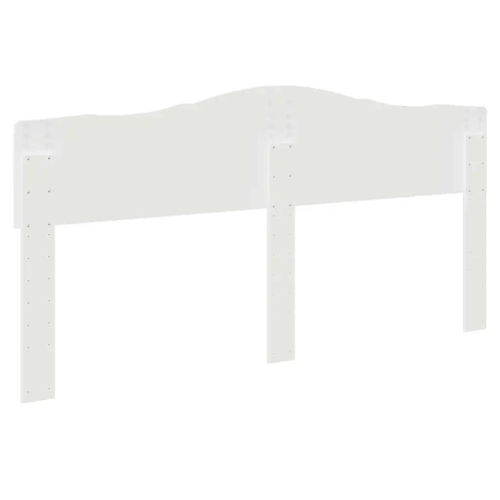 Testiera-Testata-Testiera Decorativa Bianco Lucido 200 cm Legno multistrato 760809