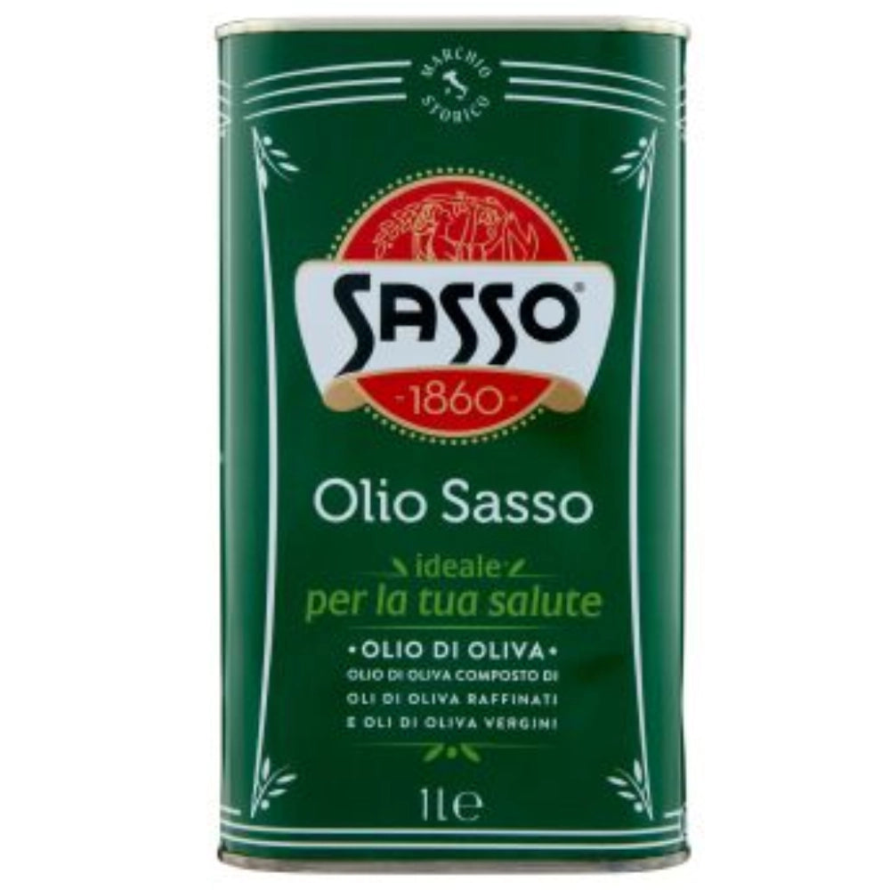 Sasso olio di oliva in latta da 1 litro