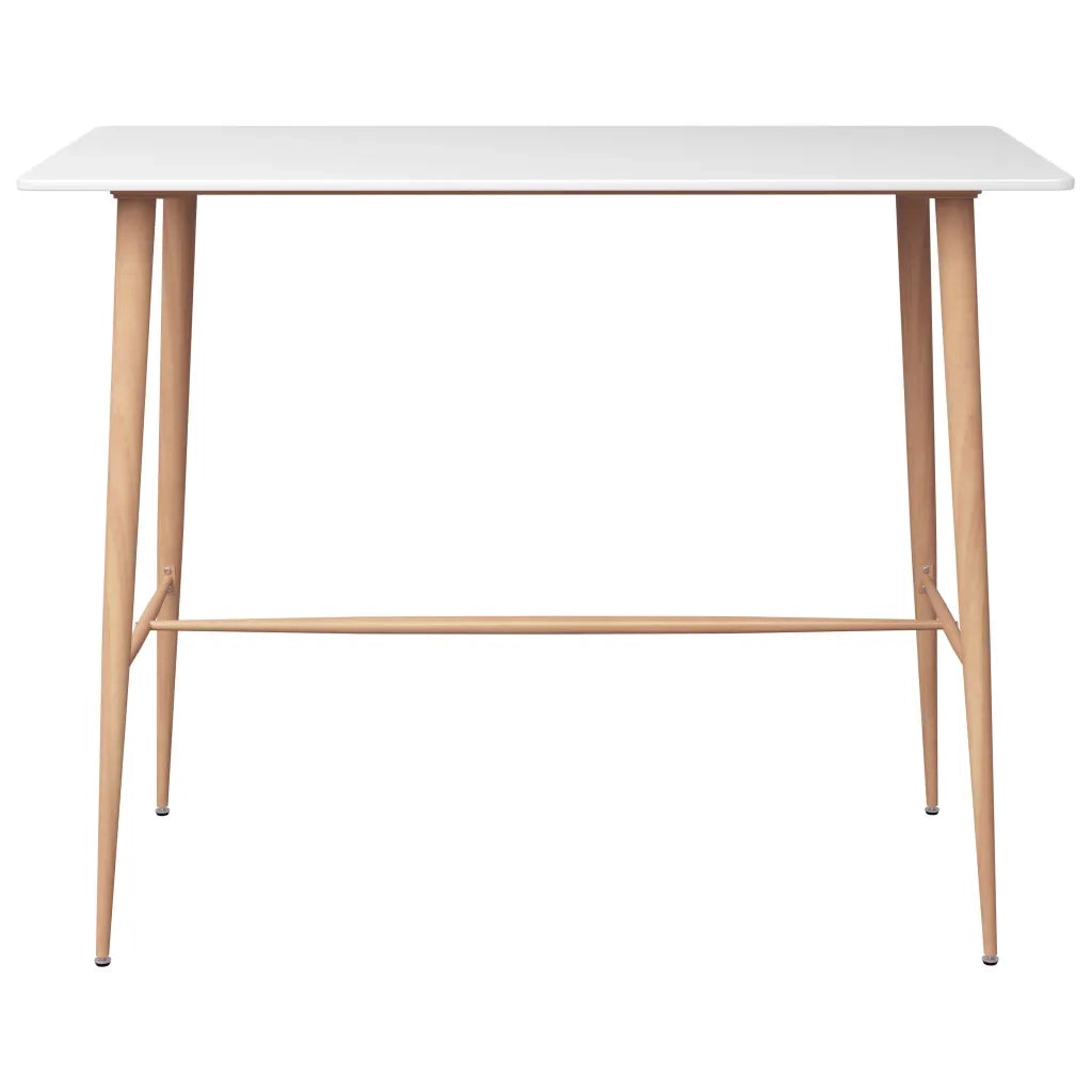 Set da Bar 7 pz Bianco e Grigio 3057450
