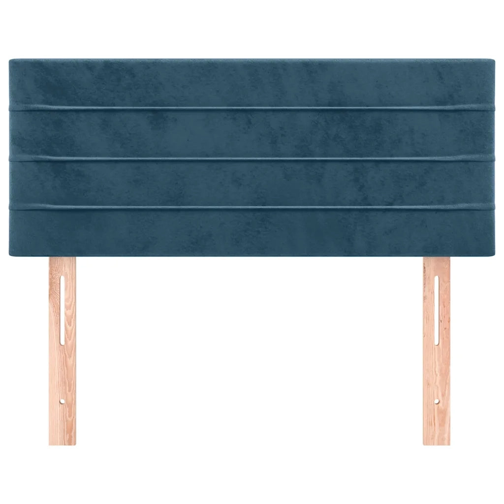 Testiera | Testata Blu scuro 90x5x78/88 cm in Tessuto
