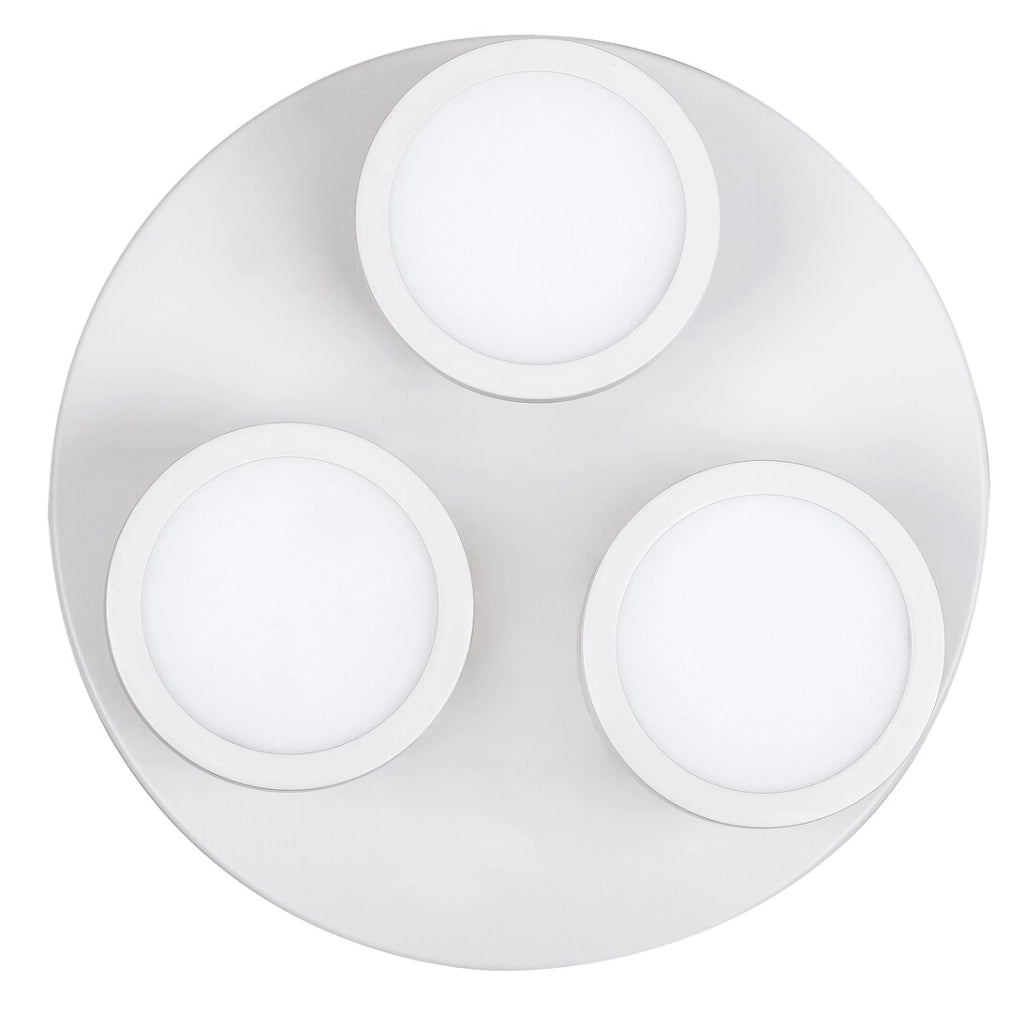 Plafoniera 25 cm LED 18W bianco opaco tonda Rabalux