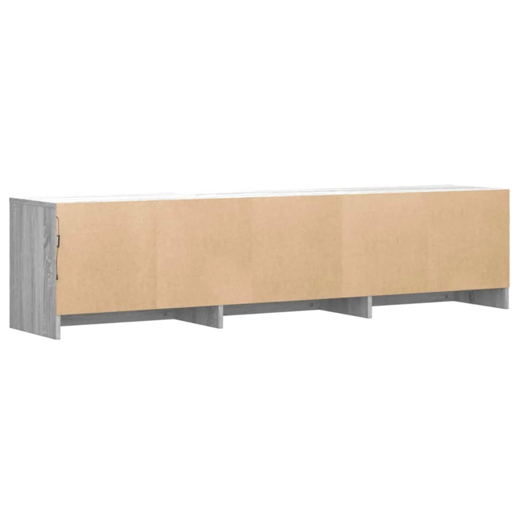 Mobile TV-Credenza per TV Grigio Sonoma 165 x 34 x 40 cm Legno multistrato
