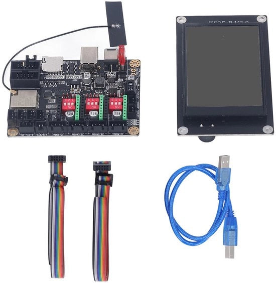 Kit di Macchina per Incisione - Touchscreen da 3,5 Pollici - Macchina per Incisione Universale - Processore Cortex-M4 - Supporto Gcode - Supporto Carta di Memoria - Set di Incisione
