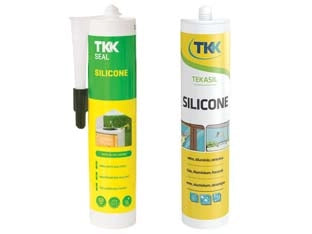 SILICONE ACETICO TEKASIL UNIVERSAL- - ml.280 grigio - 6 pezzi TKK