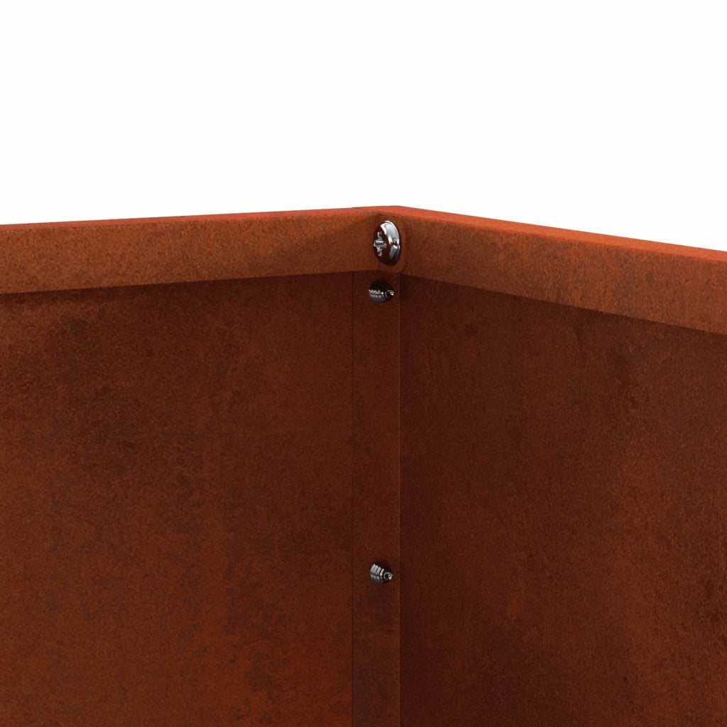Bordura per Prato 6 pcs Ruggine 60 x 60 x 13 cm 874743