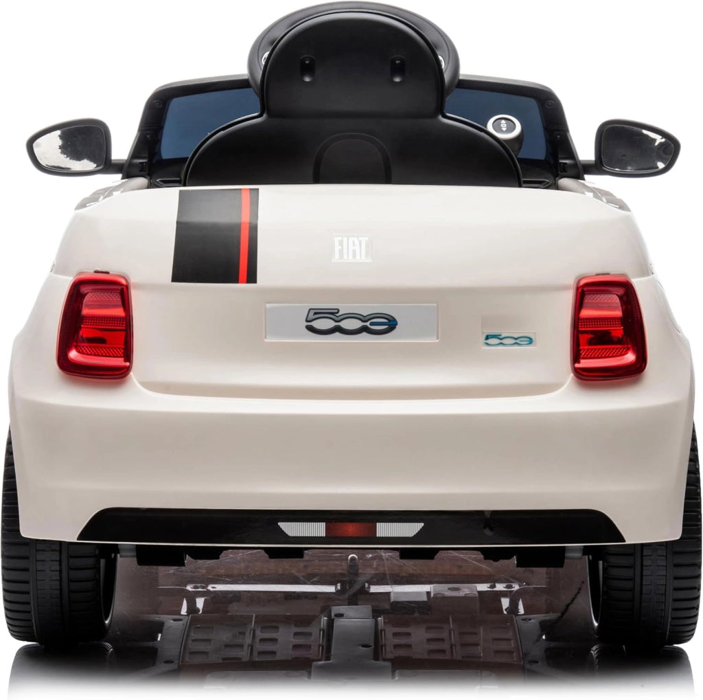 Macchina Elettrica per Bambini Licenza Ufficiale Fiat 500 Small 10,8V 3,1Ah Bianco