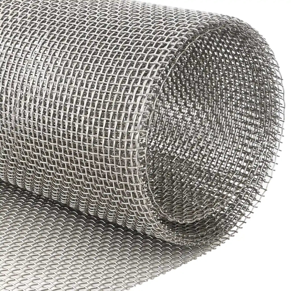 Rete per schermatura 100 x 500 cm 6 Mesh Argento 42039657