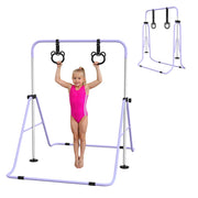 Barra orizzontale per bambini ¨C zephmum ¨C viola, regolabile, pieghevole