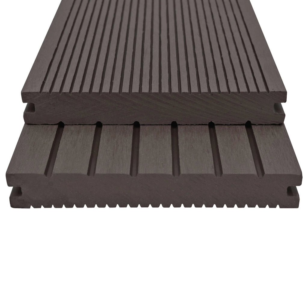 Pavimento da Deck 90 pcs Marrone Scuro WPC 3444757