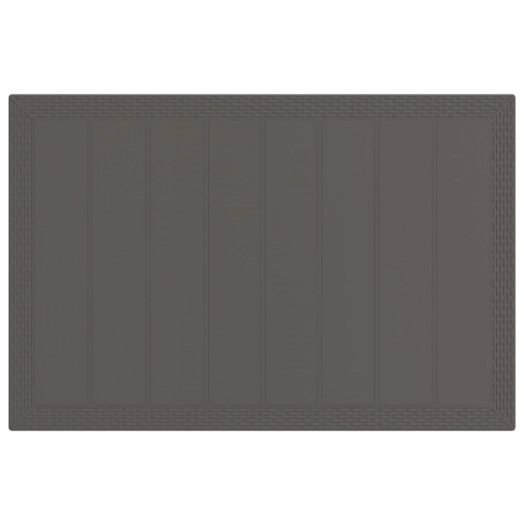 Set da Pranzo per Giardino 7 pz Grigio Chiaro PP 3430150