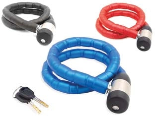 ANTIFURTO SNODATO CON CHIAVE  cm.120