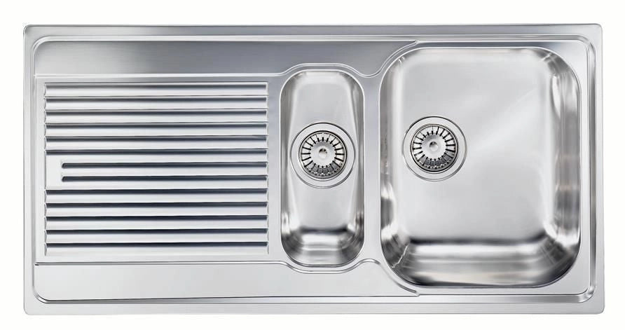CM Zenith 100x50 2V Lavello ad incasso Rettangolare Acciaio inossidabile