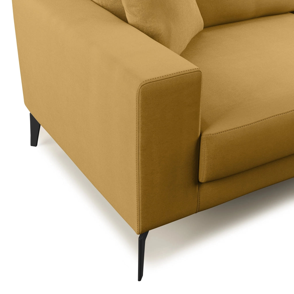 Prestige Divano design moderno T11 166 cm giallo