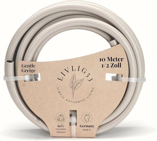 Serpentino per giardino 10 m - PVC riciclato - grigio chiaro
