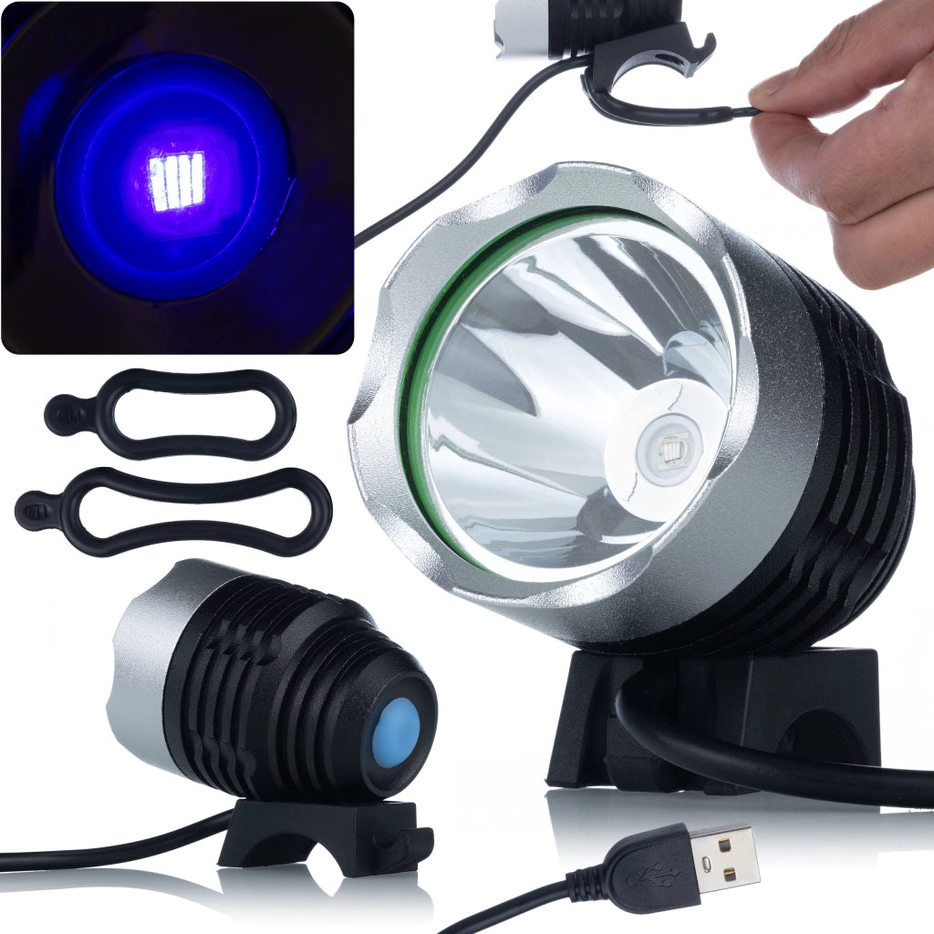Luce UV per Indurimento Soldermask Rosfix – Alimentazione USB 5V | 3 Modalità, 2 LED UV, Cavo 1m