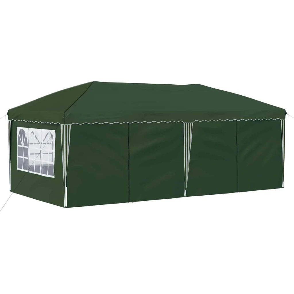 Tenda per feste a pop-up-Gazebo 575 x 288 x 245 cm Verde