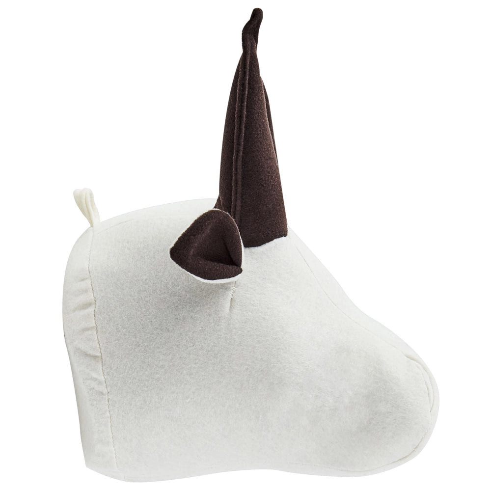 Decorazione in peluche per la cameretta dei bambini giocattolo di toro di cotone bianco da appendere