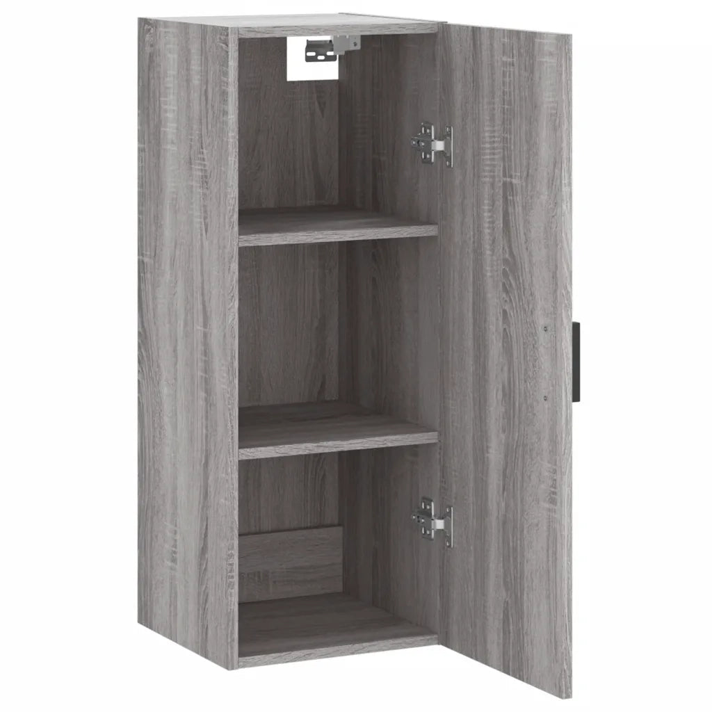 Armadietto a Muro | Mobile a Parete Grigio Sonoma 34,5x34x90 cm