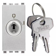 VIMAR EIKON - PULSANTE 2P NO 16A + CHIAVE NEXT