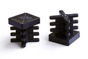 Puntale Alettato 40X40 Nero Pezzi 4 - Masidef