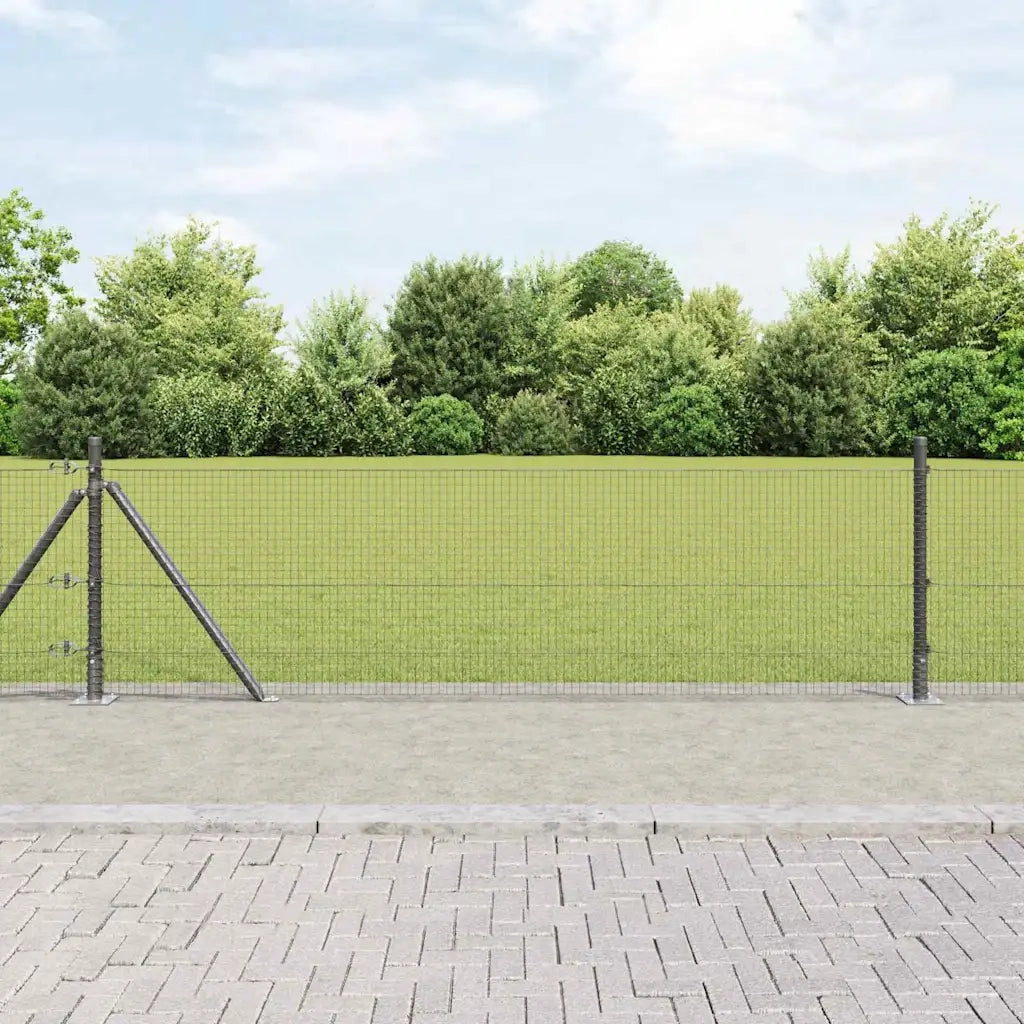 Palo della recinzione | Pannello per recinzione Grigio