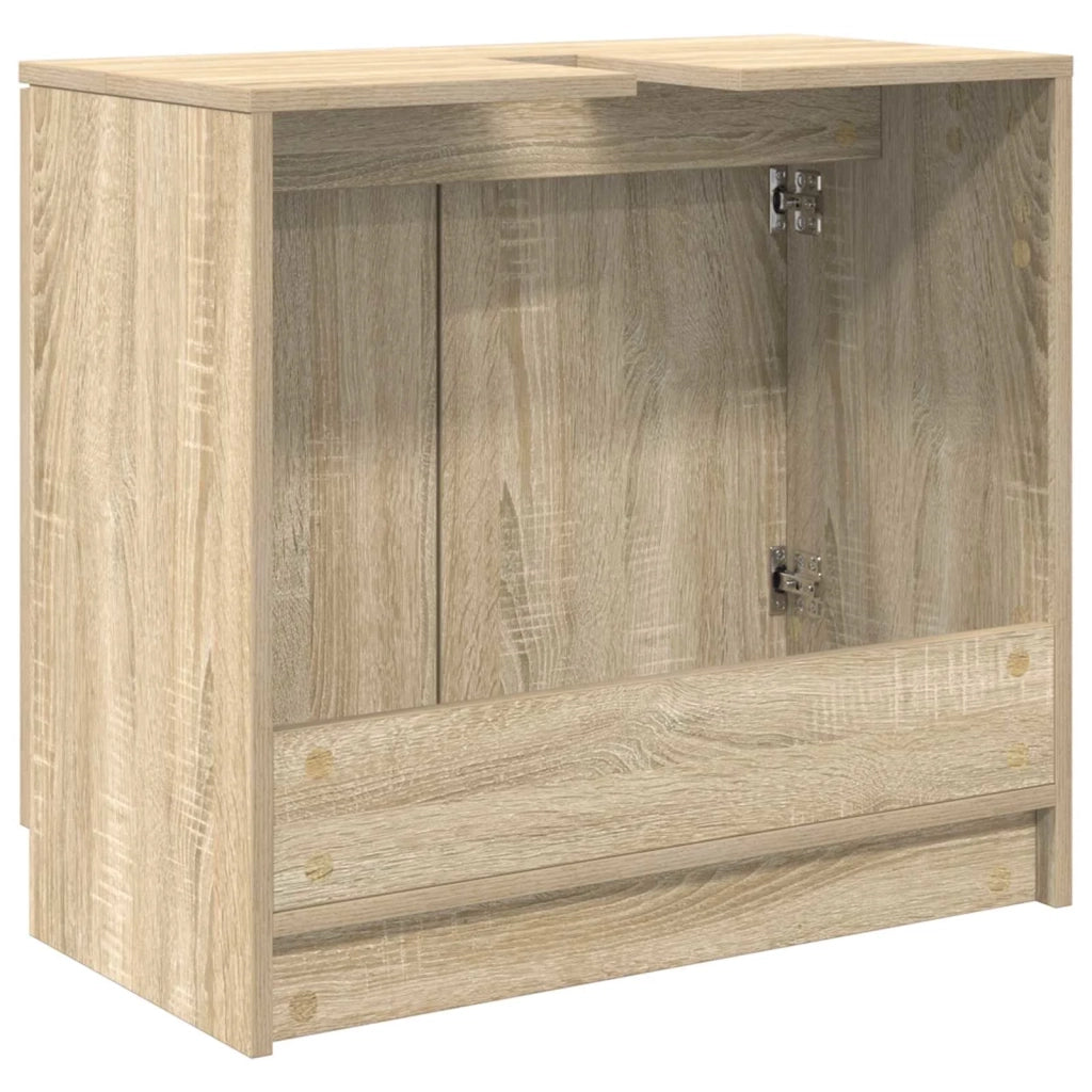 Mobile da Bagno | Armadio da bagno con porta Rovere Sonoma 64,5 x 33,5 x 59 cm