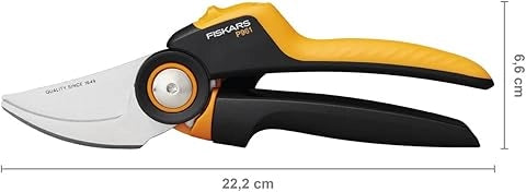 FORBICE POTA POWERGEAR PER BYPASS L P961  cm.22,5 (1057175)    FISKARS