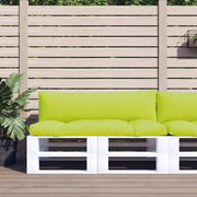 Cuscini per Divani in Pallet 2 pz Verde Intenso in Tessuto 360933