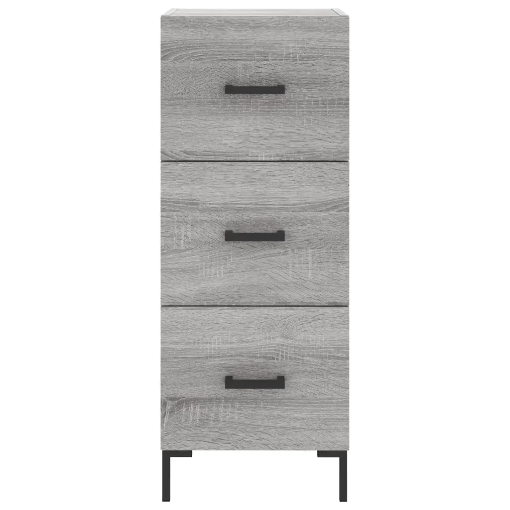 Credenza Grigio Sonoma 34,5x34x90 cm in Legno Multistrato 828610