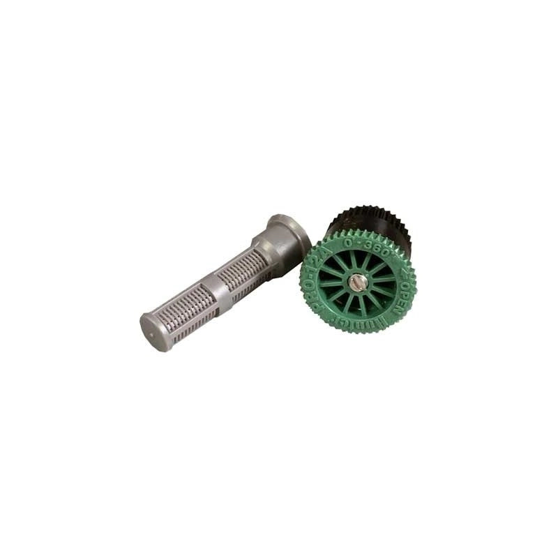 TESTINA REGOLABILE 'HUNTER' 12A (verde) - raggio 3,6 mt - HUNTER