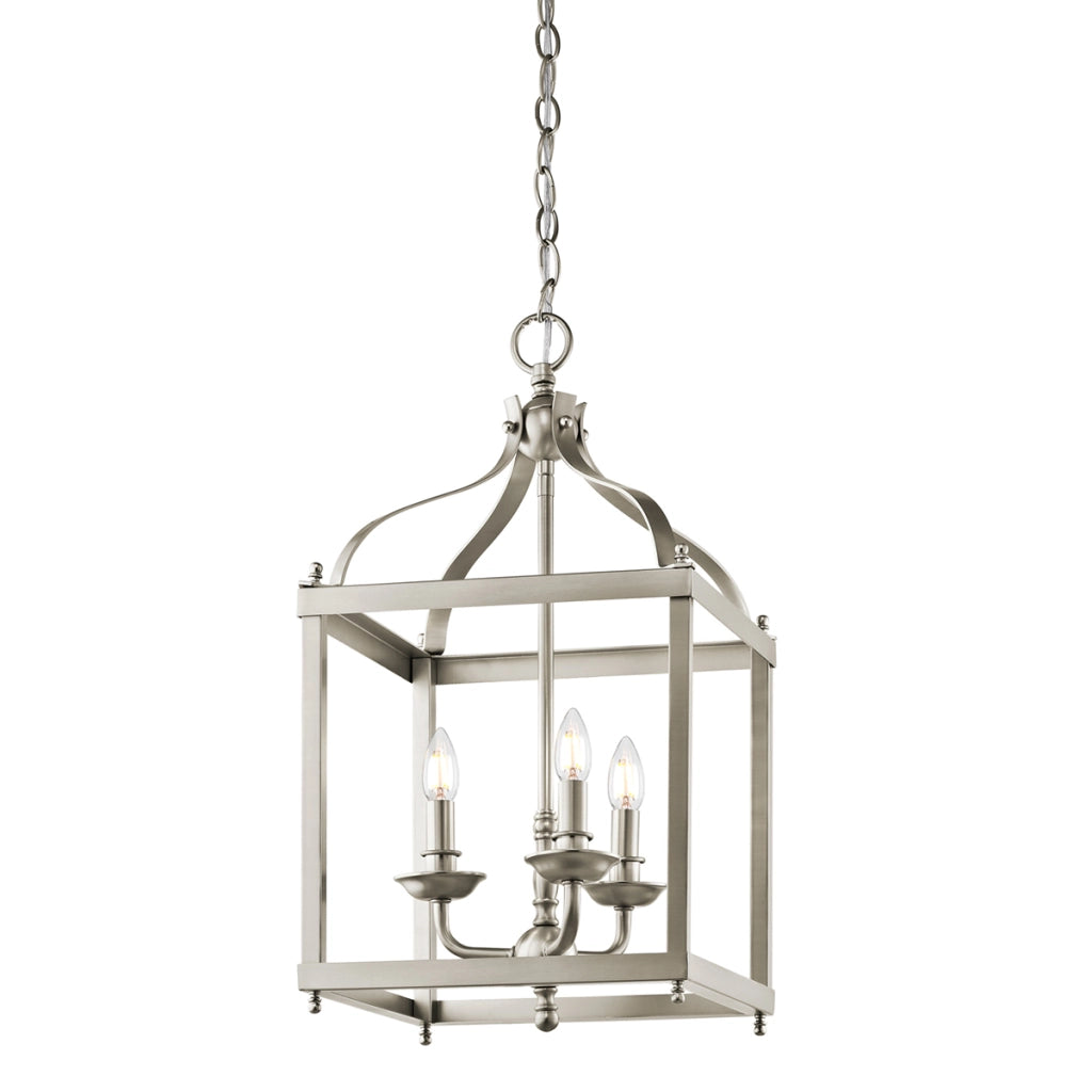 Lampada a sospensione Larkin nichel spazzolato 3xE14 Kichler