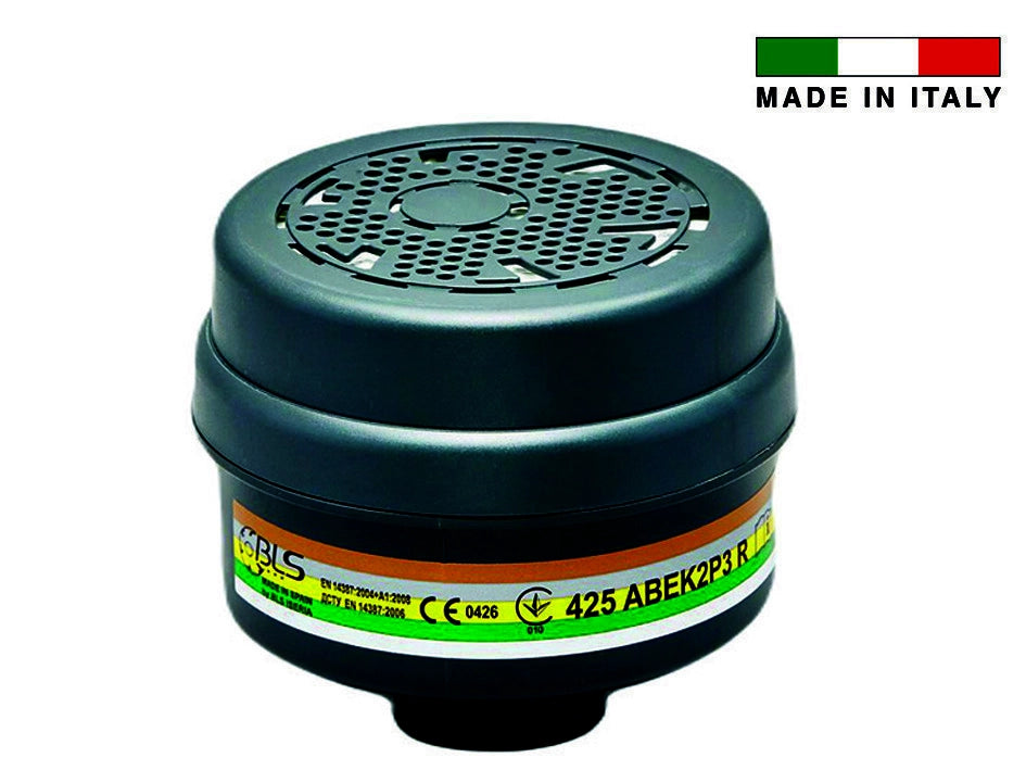 FILTRI PER MASCHERA CONNESSIONE UNIVERSALE SERIE BLS 400- - 425 ABEK2P3 R - 4 pezzi BLS