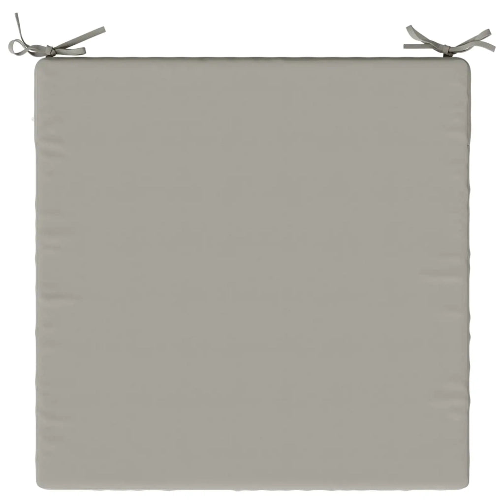 Cuscini per Sedia in 4 Pezzi SOEST 4 pz 100% Poliestere Grigio 945030