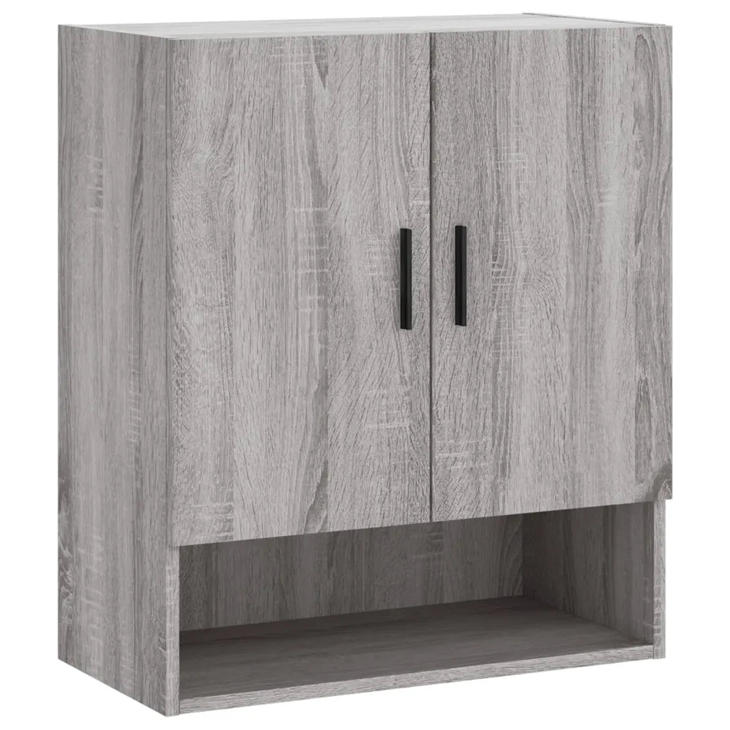 Armadietto a Muro | Mobile a Parete Grigio Sonoma 60x31x70cm in Legno Multistrato