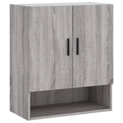 Armadietto a Muro | Mobile a Parete Grigio Sonoma 60x31x70cm in Legno Multistrato