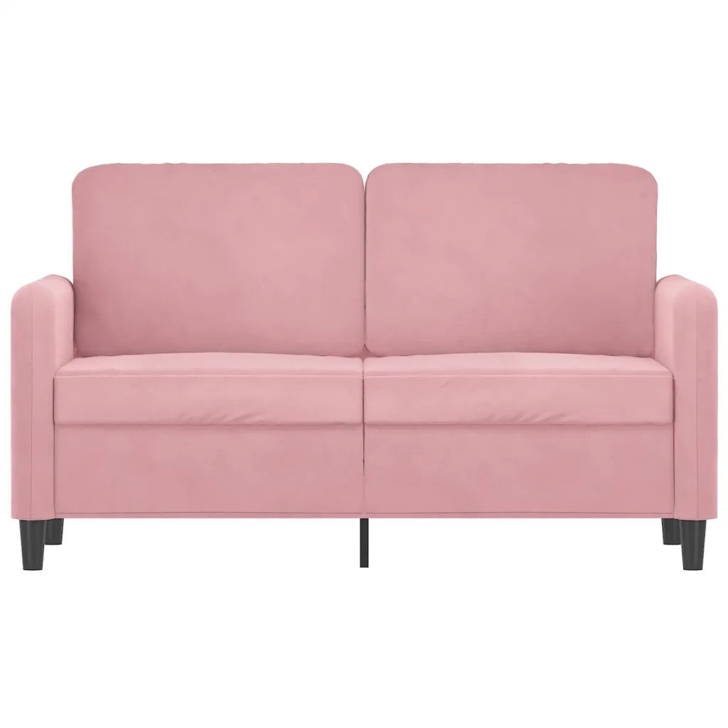 Divano a 2 Posti-Sofa 2 Posti Rosa 120 cm in Velluto 251411