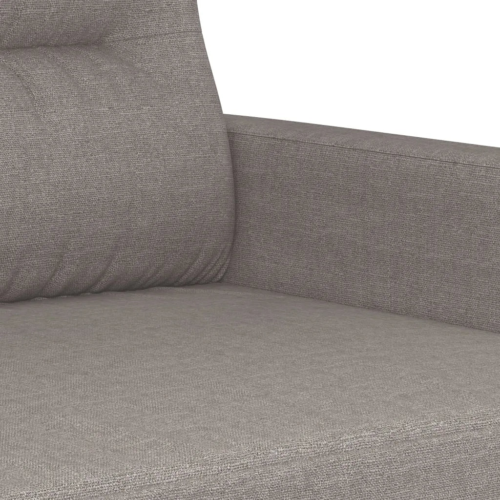 Set Divani 4 pz con Cuscini Tortora in Tessuto