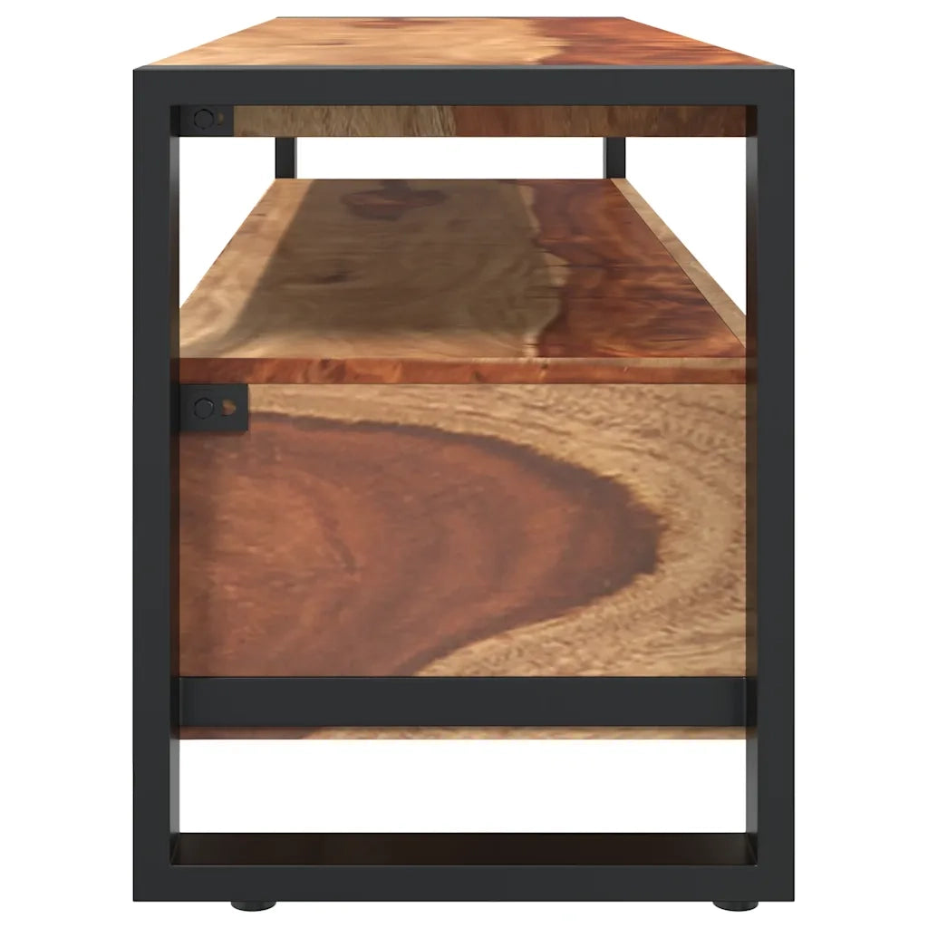 Mobile Porta TV-Credenza per TV 120x35x45 cm Legno Massello di Acacia