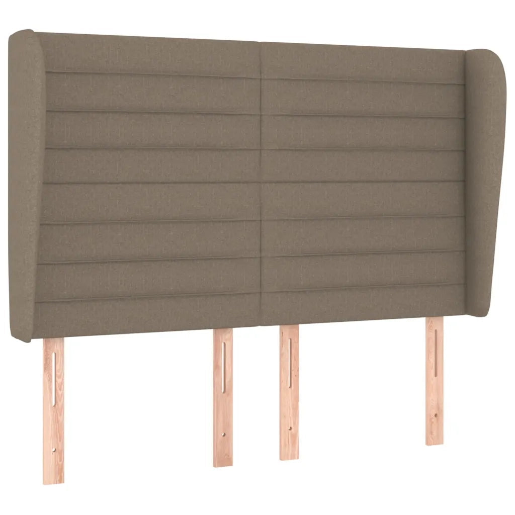 Testiera ad Orecchio-Testata con Orecchie Tortora 147 x 23 x 118/128 cm in Tessuto 735034