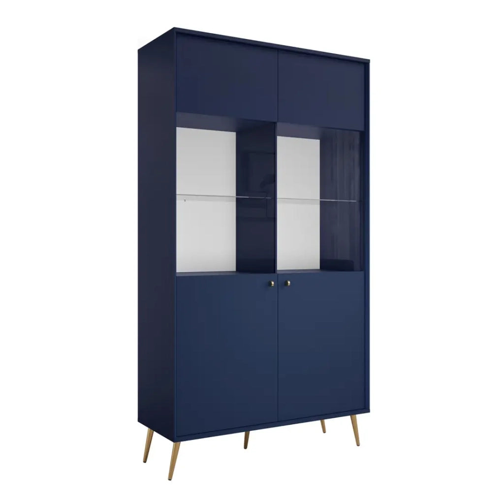 Set di mobili design AZURÉA – Sala da pranzo completa – Colore blu profondo