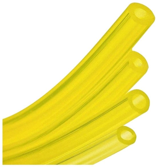 Slangi Oliobenzina - 4 Formati - Giallo - Adatto per Piccoli Motori - Idoneo per Motoseghe