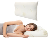 Guanciale Cuscino Letto 50x80cm Anallergico Memory Cervicale Mod. Aloe