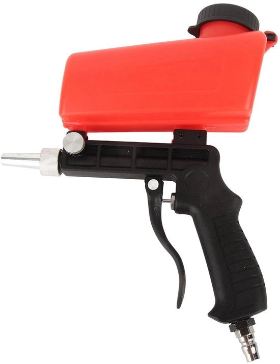 Altroestello Professionale - Attrezzatura Pneumatica - Struttura in Alluminio Leggero - Capacità Cestello 9,5 kg - Consumo di Aria 700 cfm - Facile da Utilizzare - Dispositivo di Pulizia a Getto