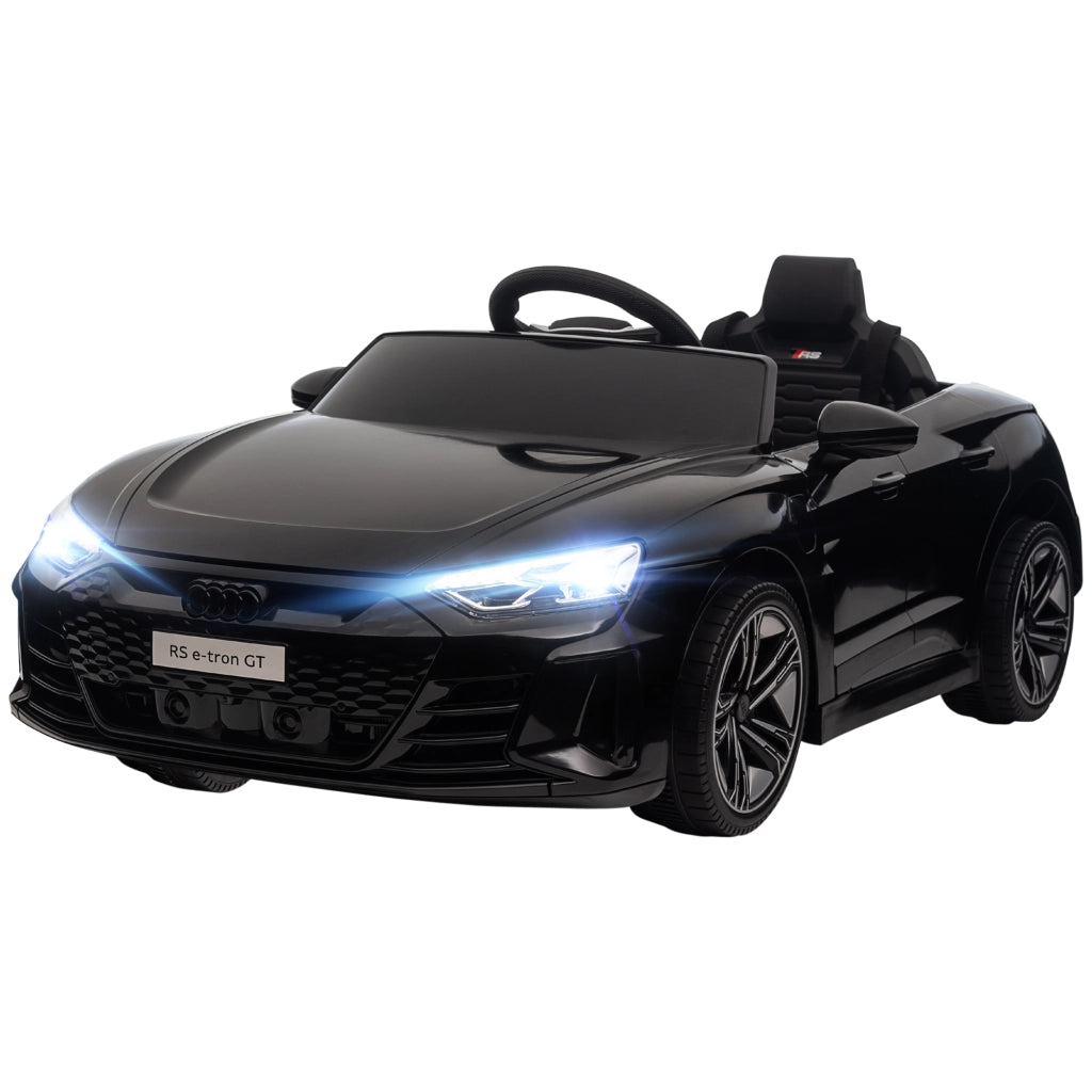 Auto elettrica per bambini 12V ¨C Minimal ¨C Nero, telecomando, 5 km/h, suoni e luci