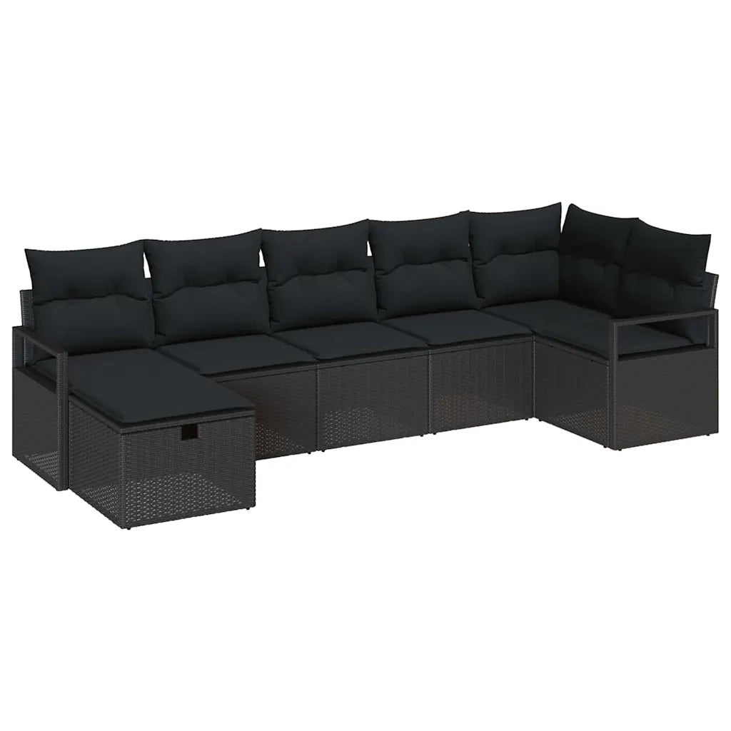 Set di divani con cuscino 5 pcs polyrattan