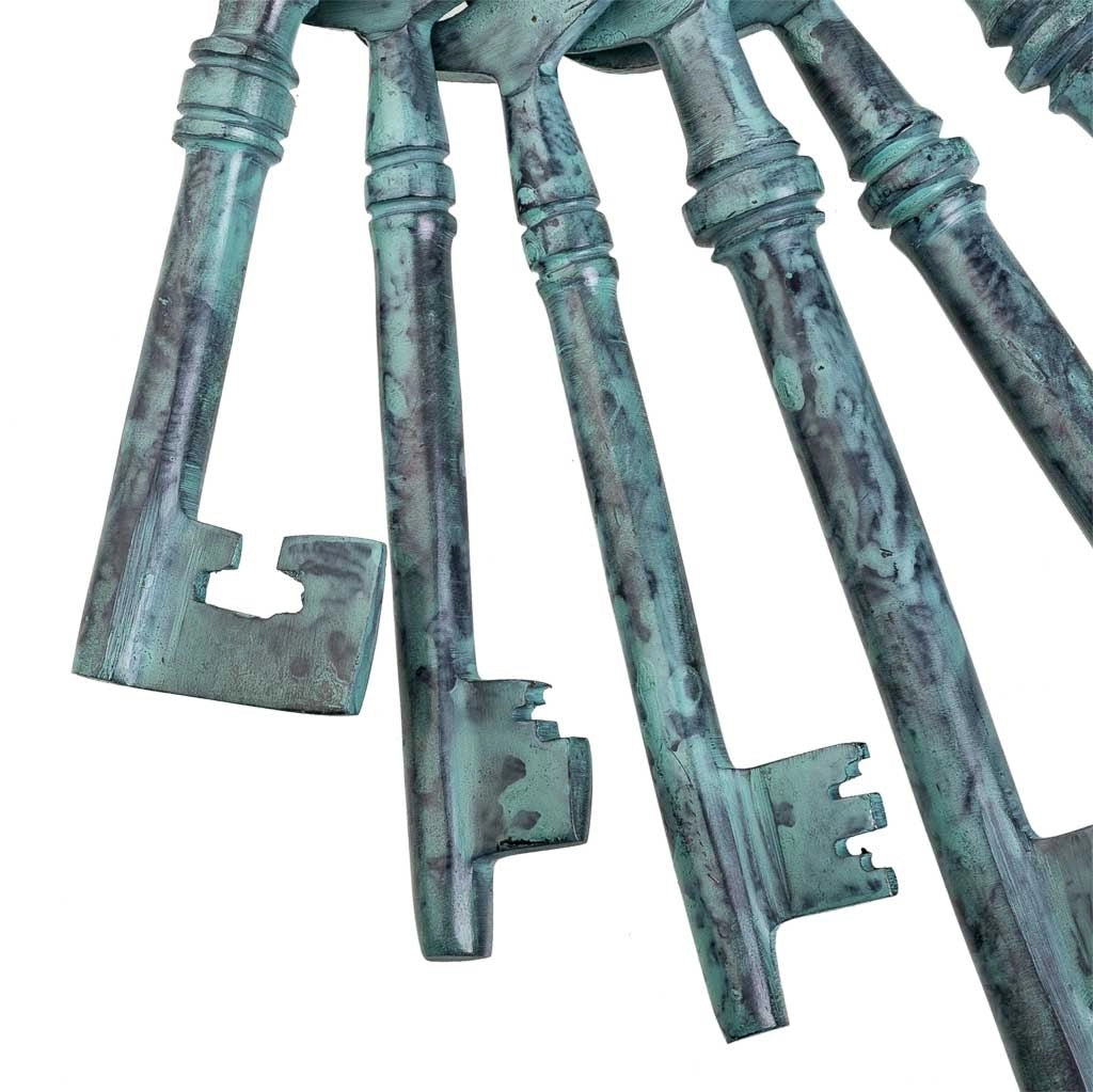 Mazzo di chiavi blu 10x3x28h