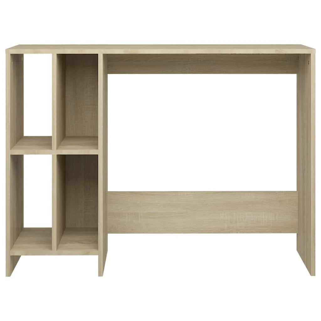 Scrivania tavolo postazione di lavoro mobile per computer studio per computer portatile rovere Sonoma legno ingegnerizzato marrone 02_0023758