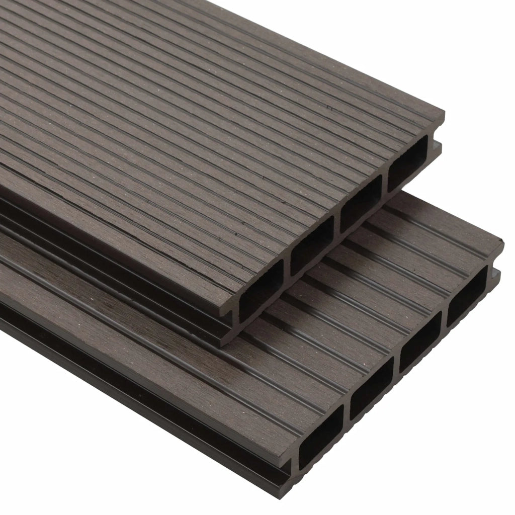 Pavimento da Deck 90 pcs Marrone Scuro WPC 3444794