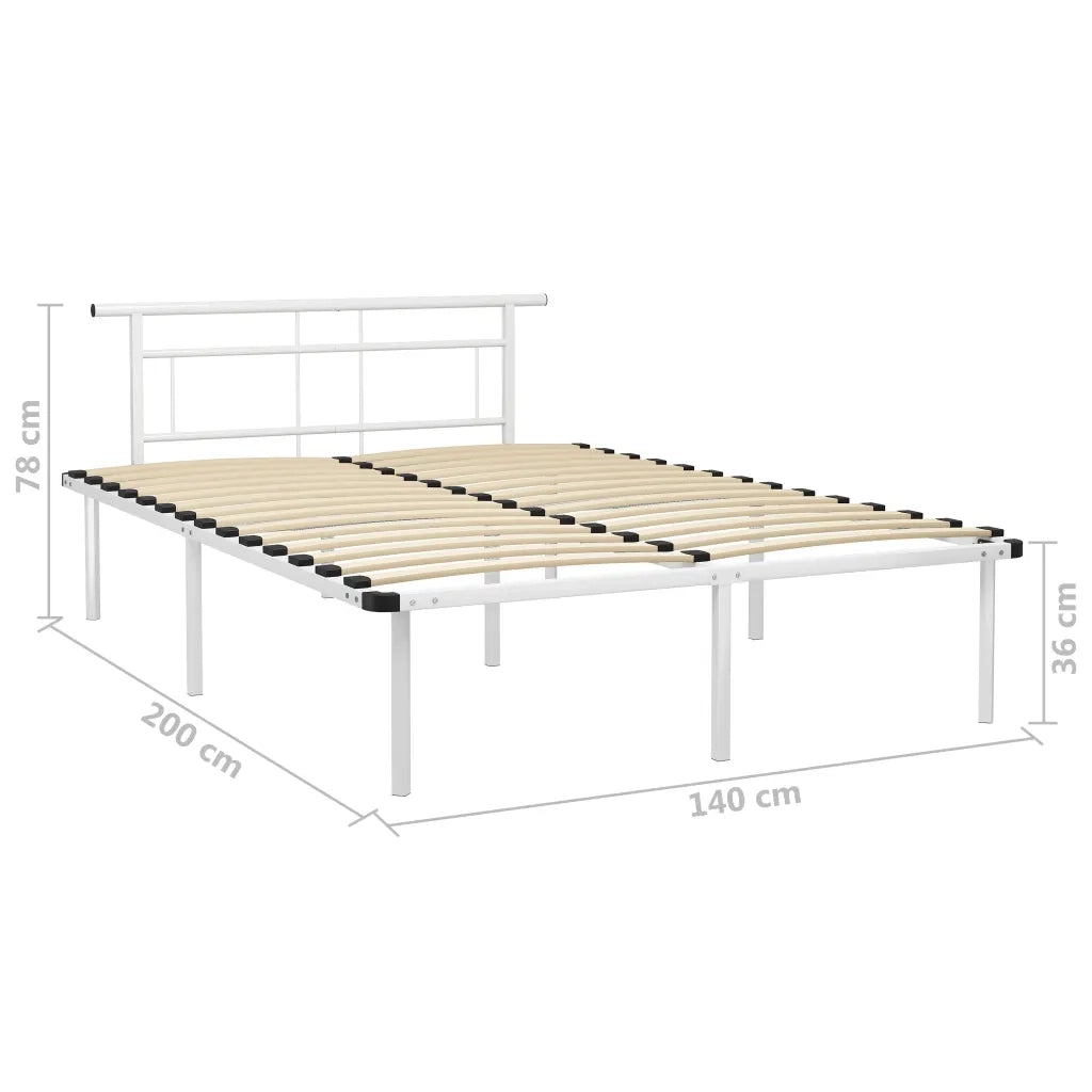 Giroletto Bianco in Metallo 140x200 cm 324830