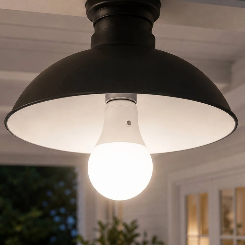 Lampadina led goccia a60 e27 9w 4000k 810lm con sensore crepuscolare *** numero pezzi 5, confezione 1